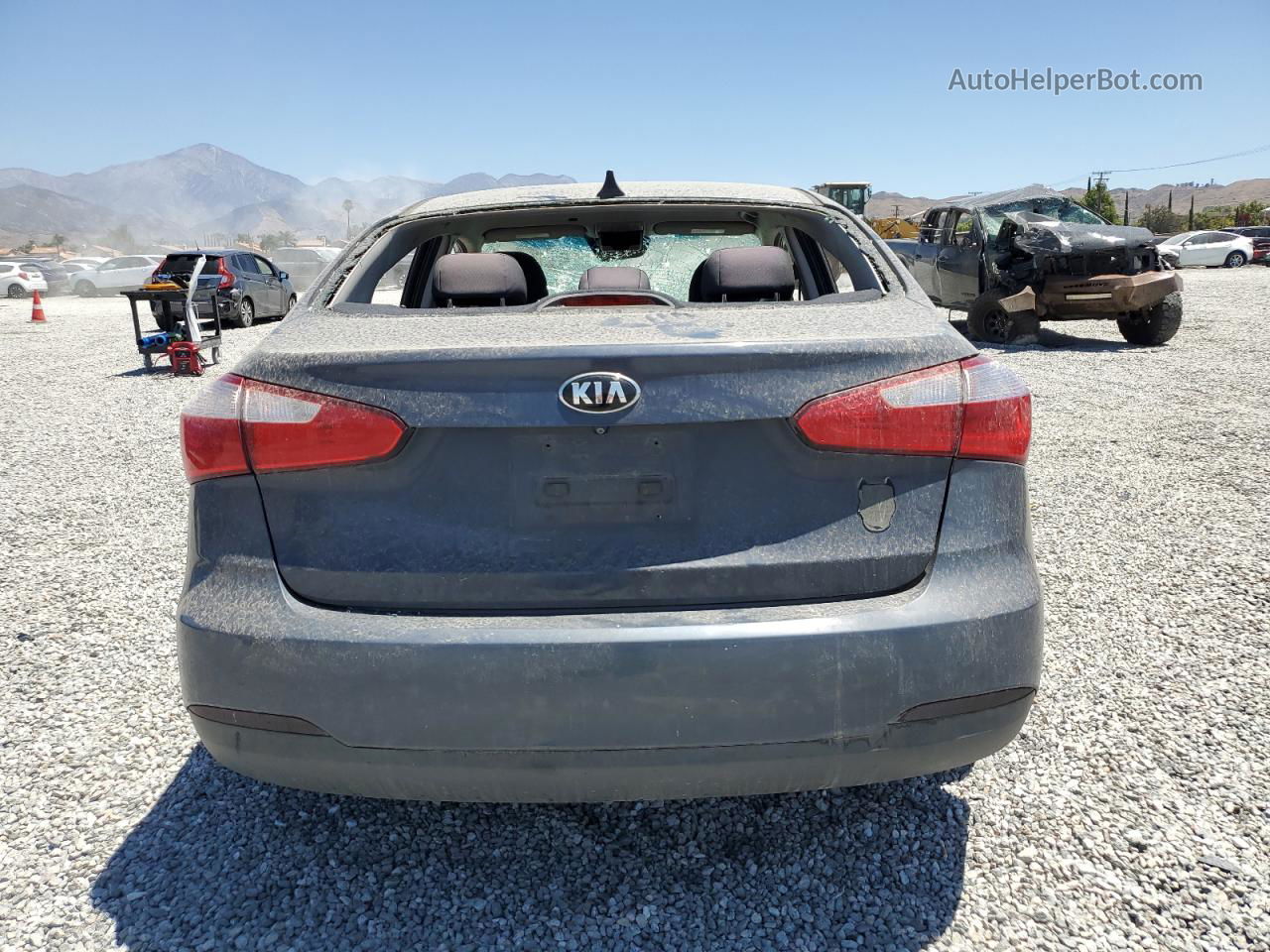 2016 Kia Forte Lx Gray vin: KNAFX4A63G5462708