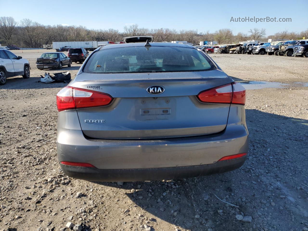 2016 Kia Forte Lx Gray vin: KNAFX4A63G5479766