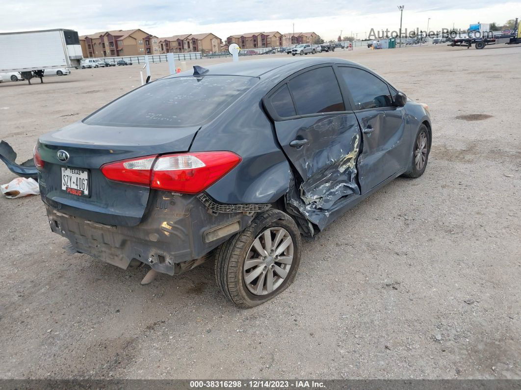 2016 Kia Forte Lx Синий vin: KNAFX4A63G5483767