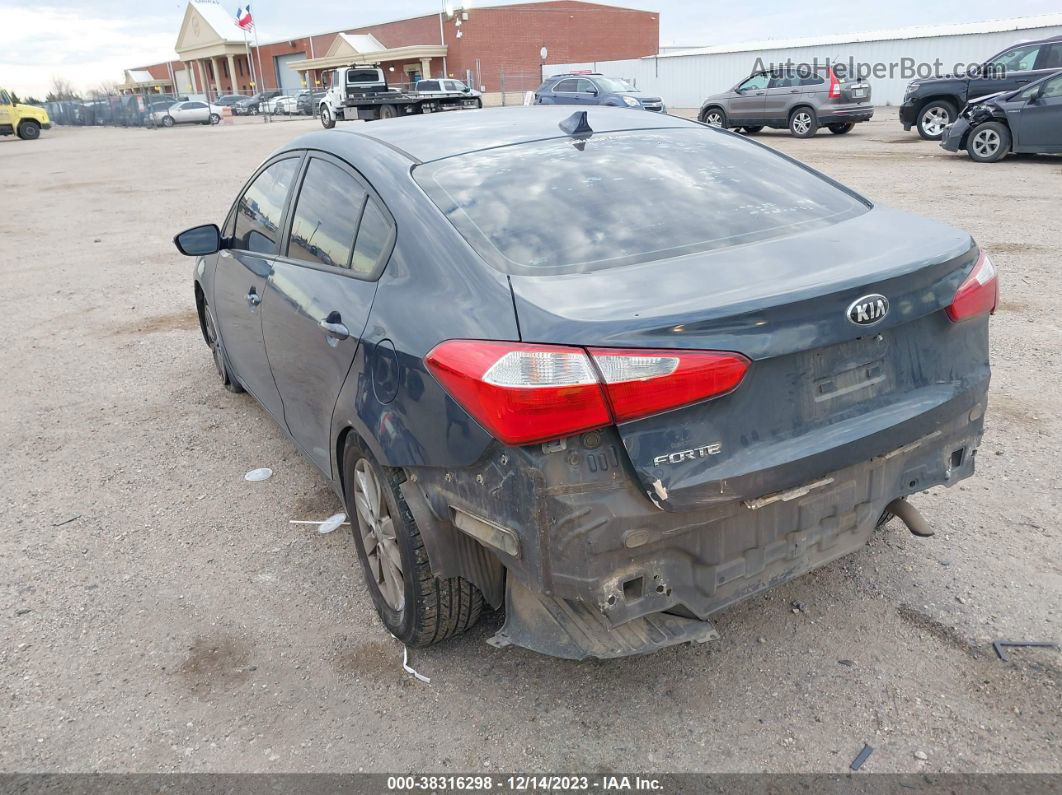 2016 Kia Forte Lx Синий vin: KNAFX4A63G5483767