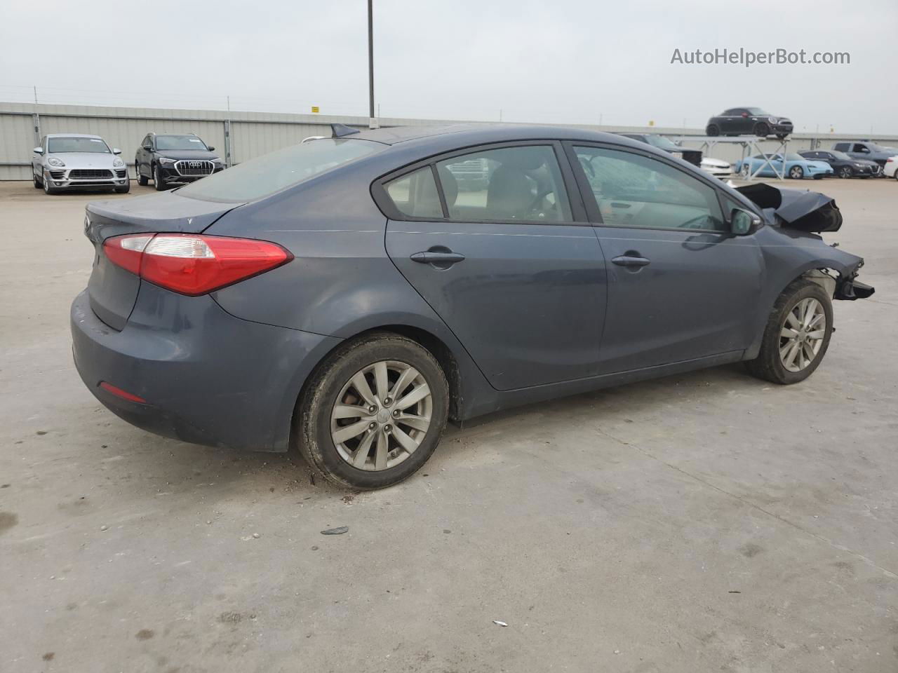 2016 Kia Forte Lx Blue vin: KNAFX4A63G5484062