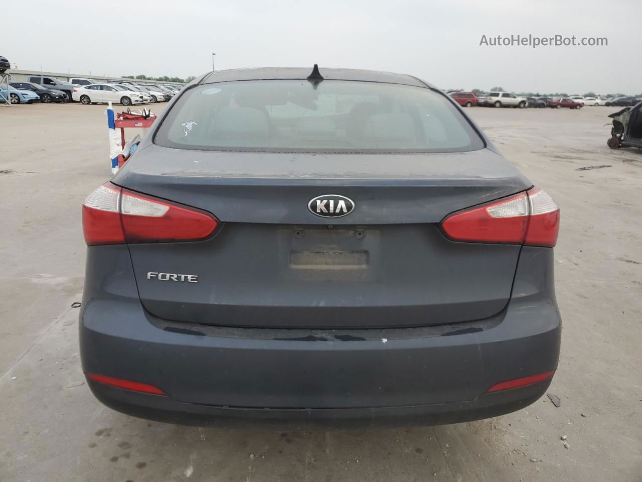 2016 Kia Forte Lx Blue vin: KNAFX4A63G5484062