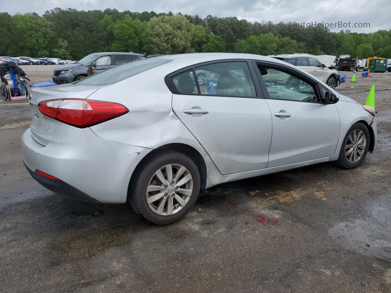 2016 Kia Forte Lx Silver vin: KNAFX4A63G5566258