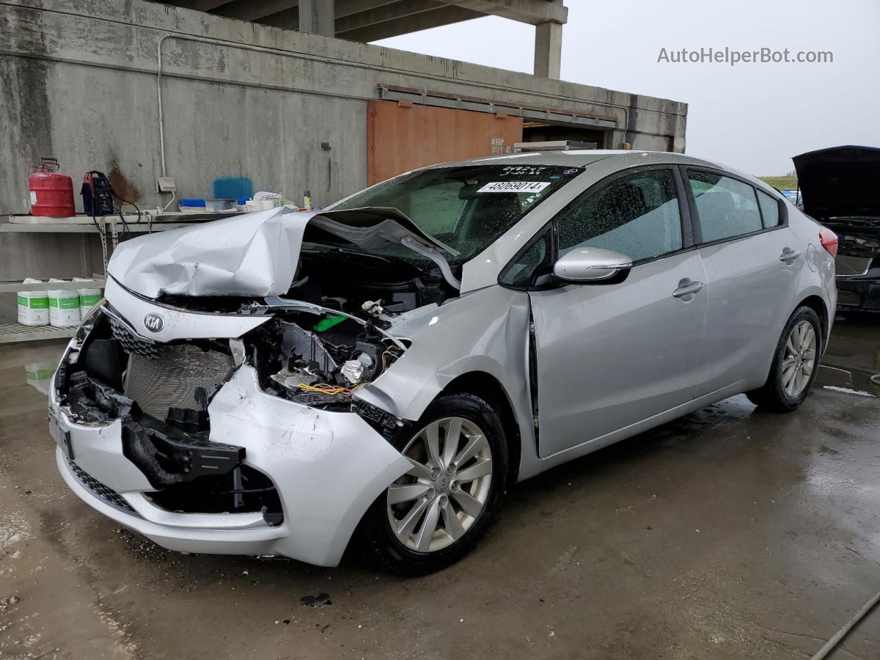 2016 Kia Forte Lx Silver vin: KNAFX4A64G5468551