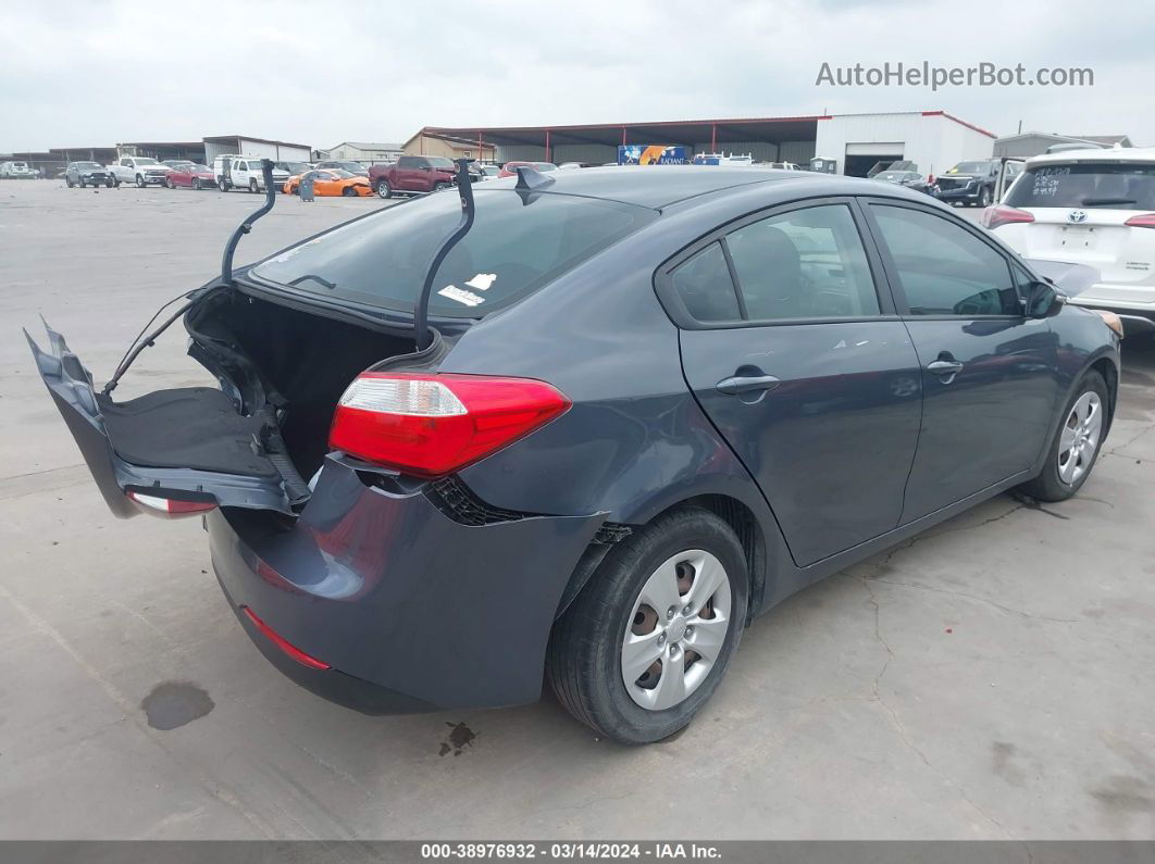 2016 Kia Forte Lx Gray vin: KNAFX4A64G5516629