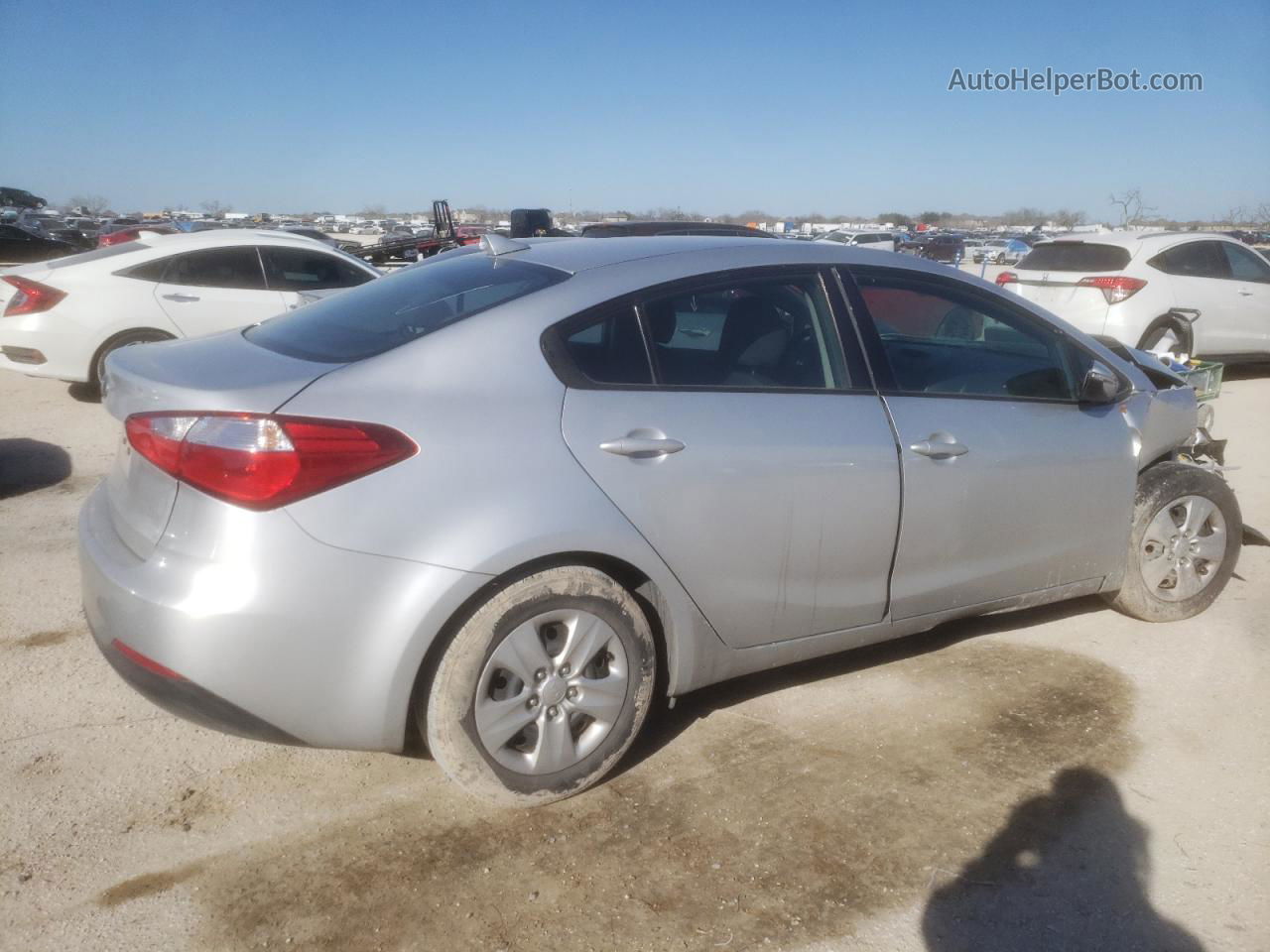 2016 Kia Forte Lx Silver vin: KNAFX4A64G5537917