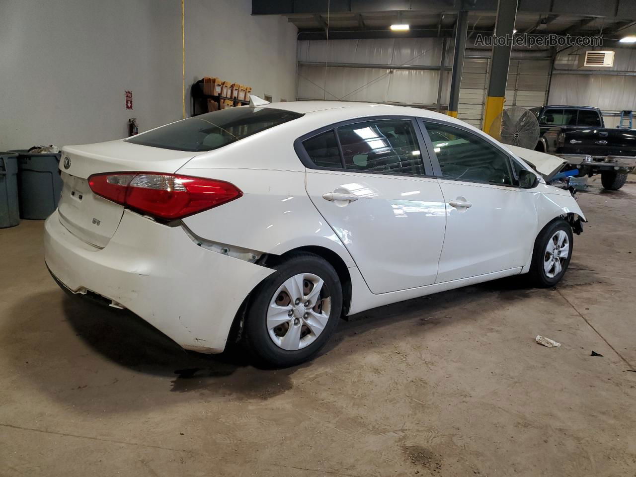 2016 Kia Forte Lx White vin: KNAFX4A64G5541210