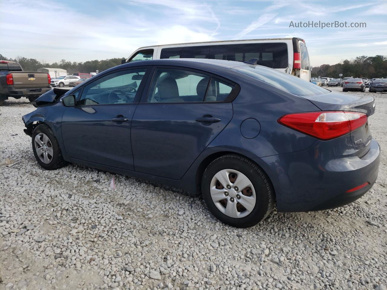 2016 Kia Forte Lx Blue vin: KNAFX4A64G5552451