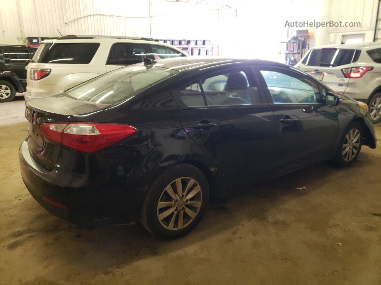 2016 Kia Forte Lx Черный vin: KNAFX4A64G5558248