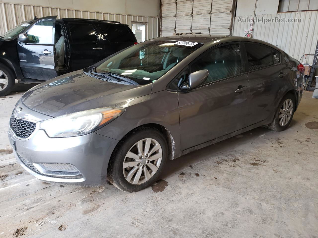 2016 Kia Forte Lx Gray vin: KNAFX4A65G5481793