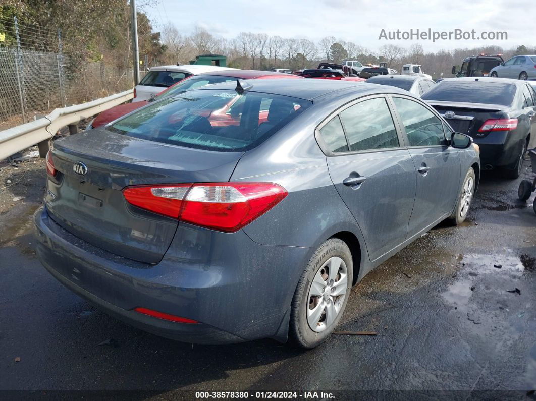 2016 Kia Forte Lx Серый vin: KNAFX4A65G5513562