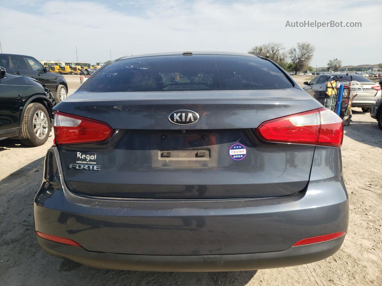 2016 Kia Forte Lx Blue vin: KNAFX4A65G5520379