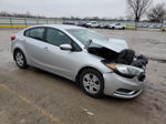 2016 Kia Forte Lx Серебряный vin: KNAFX4A65G5522696