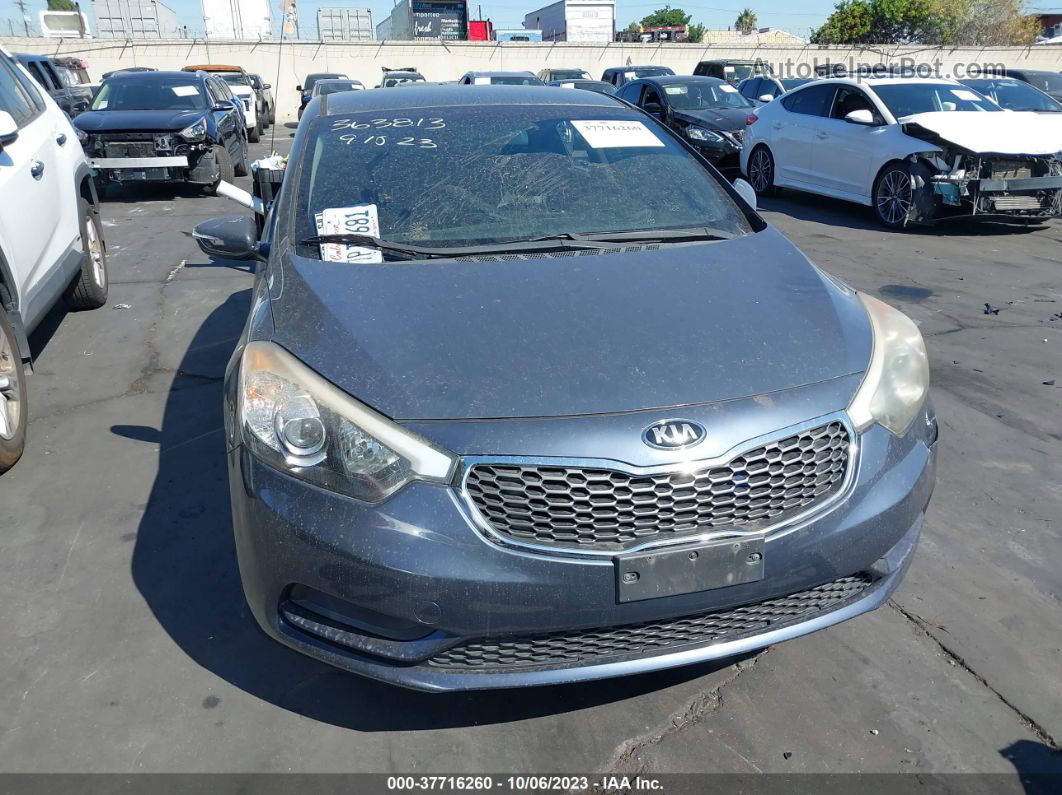 2016 Kia Forte Lx Серый vin: KNAFX4A65G5533195