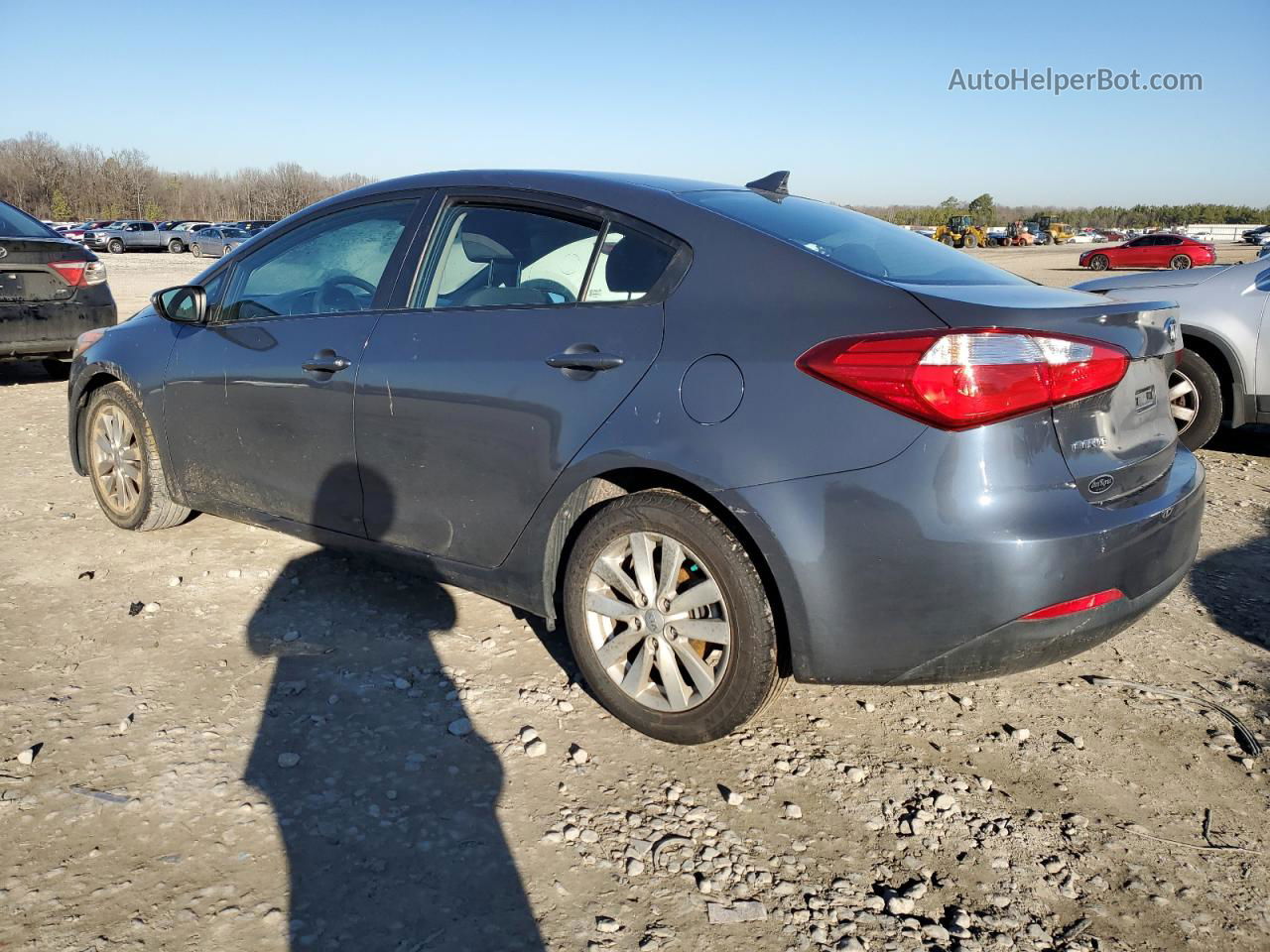 2016 Kia Forte Lx Blue vin: KNAFX4A65G5552510