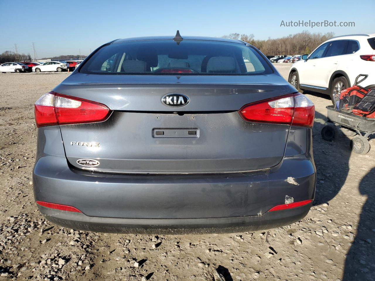 2016 Kia Forte Lx Blue vin: KNAFX4A65G5552510