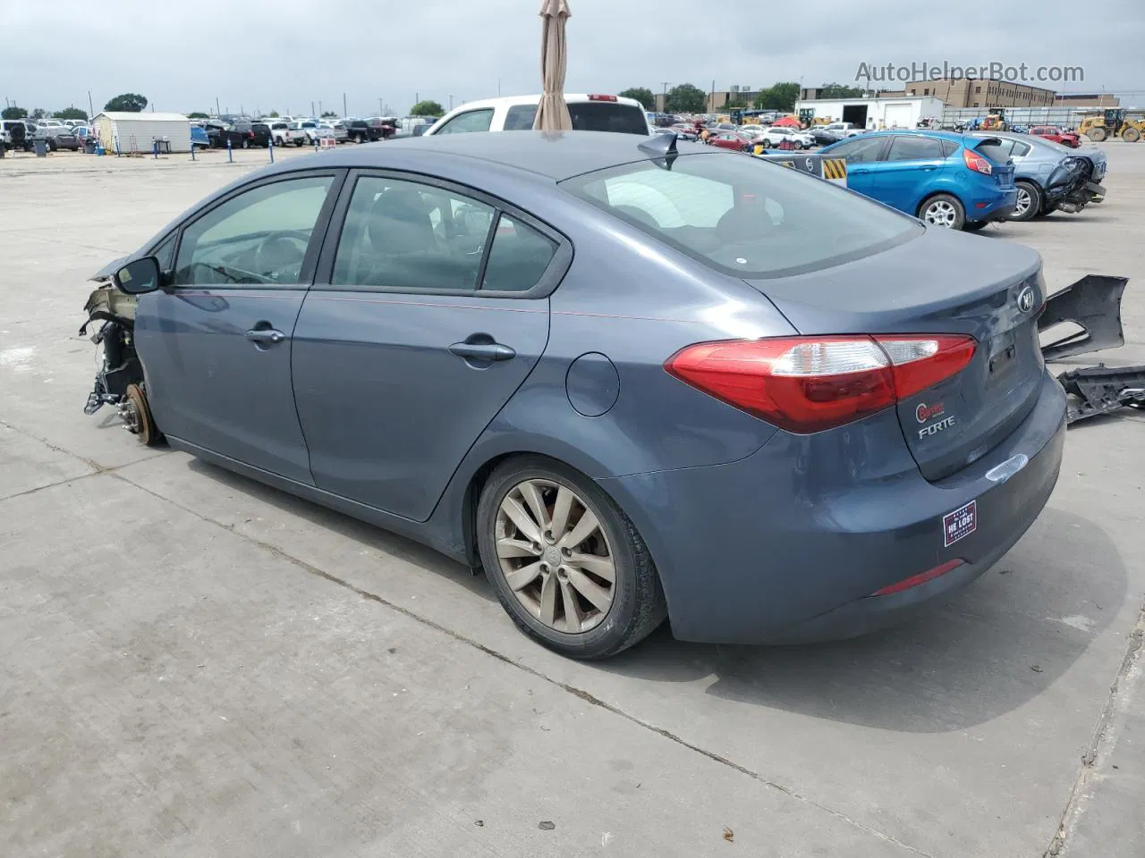 2016 Kia Forte Lx Blue vin: KNAFX4A65G5573146