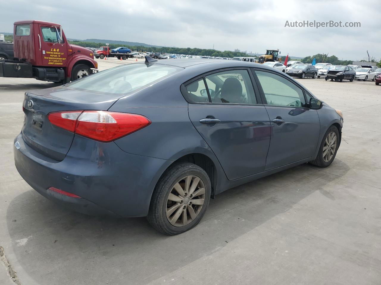 2016 Kia Forte Lx Синий vin: KNAFX4A65G5573146