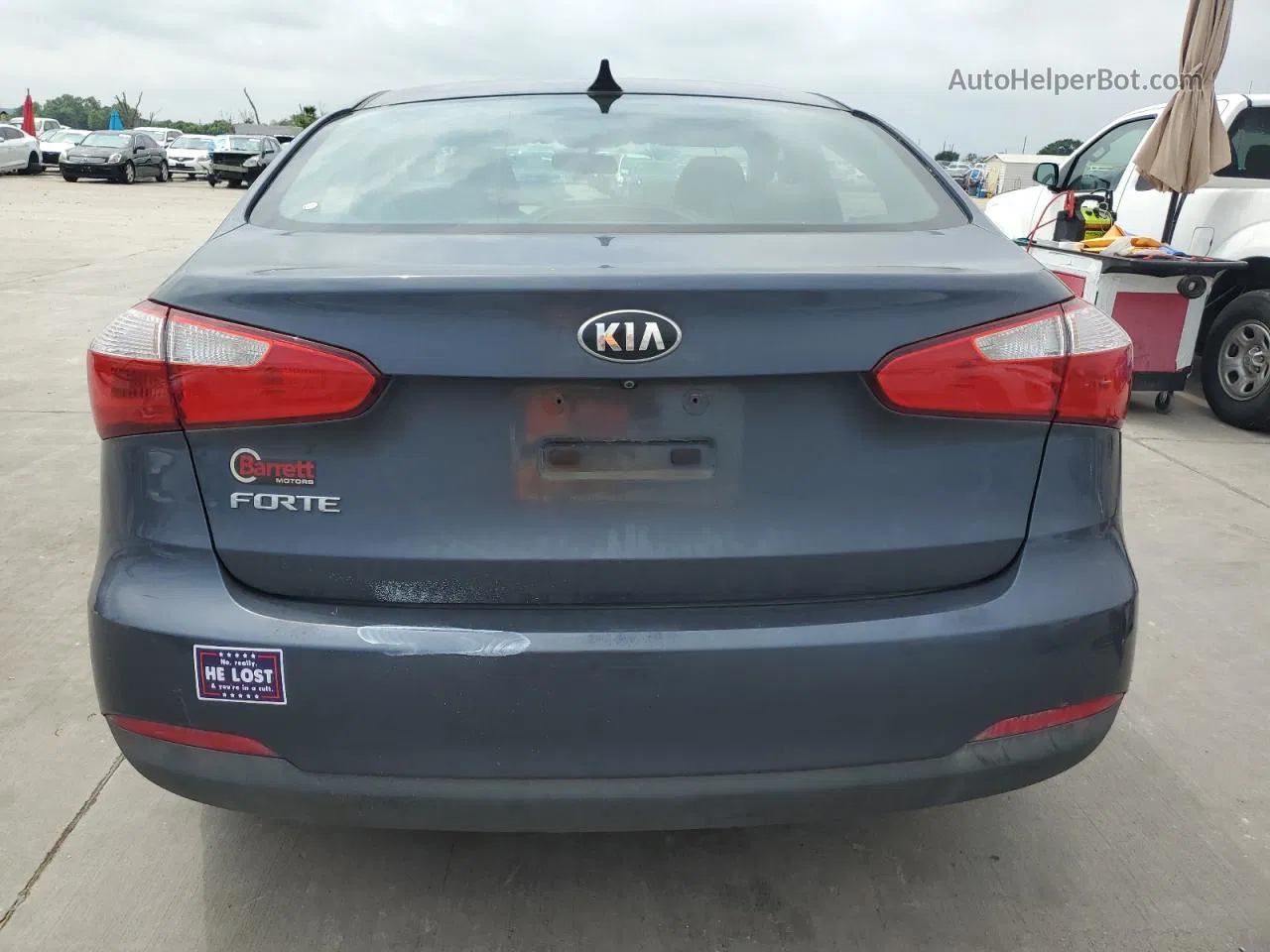 2016 Kia Forte Lx Blue vin: KNAFX4A65G5573146