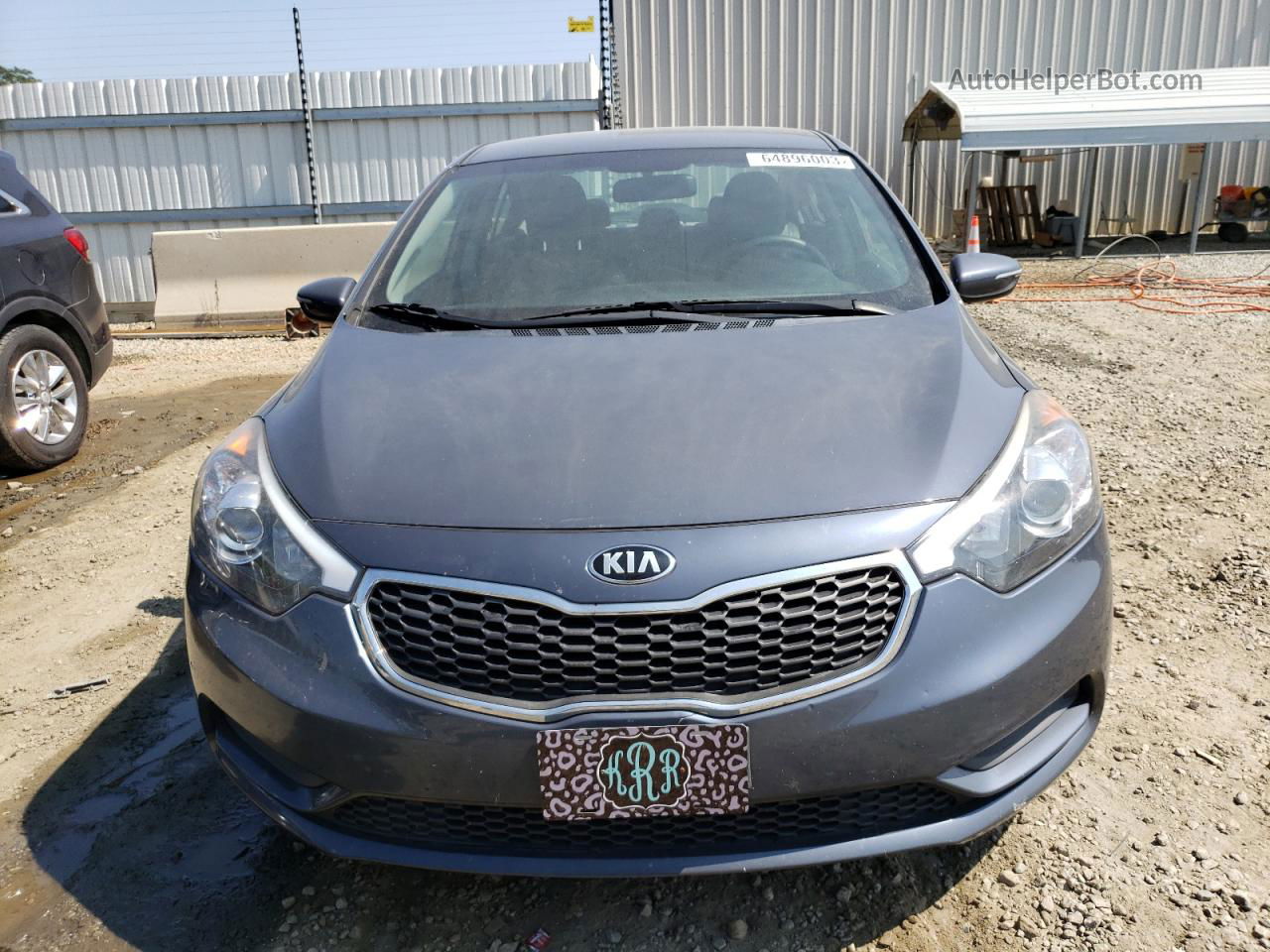 2016 Kia Forte Lx Gray vin: KNAFX4A65G5605951