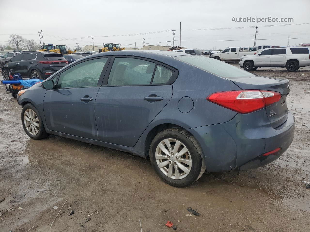 2016 Kia Forte Lx Gray vin: KNAFX4A65G5608123