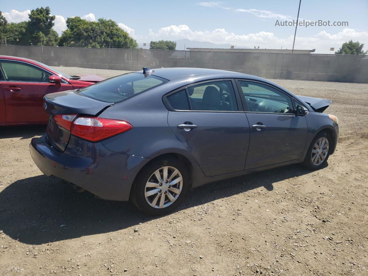 2016 Kia Forte Lx Gray vin: KNAFX4A65G5610423