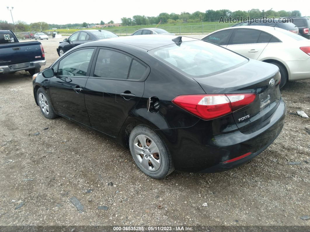 2016 Kia Forte Lx Черный vin: KNAFX4A66G5499798