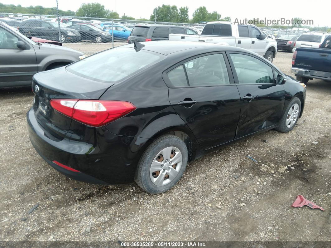 2016 Kia Forte Lx Черный vin: KNAFX4A66G5499798