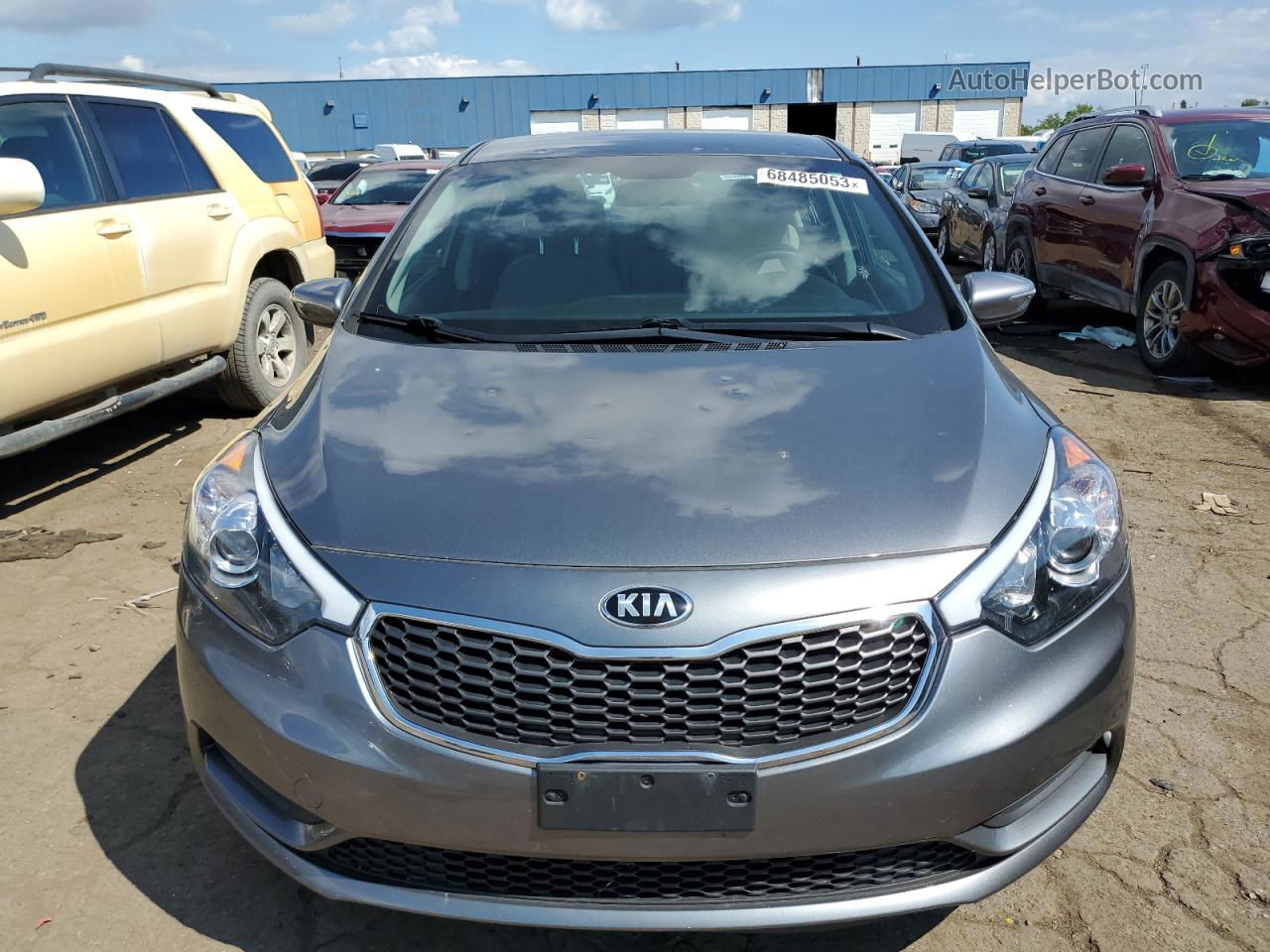 2016 Kia Forte Lx Gray vin: KNAFX4A66G5609166