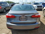 2016 Kia Forte Lx Gray vin: KNAFX4A66G5609166