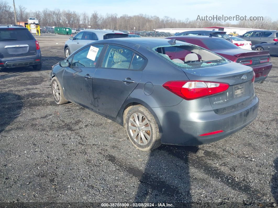 2016 Kia Forte Lx Gray vin: KNAFX4A66G5610480