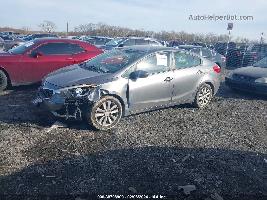 2016 Kia Forte Lx Gray vin: KNAFX4A66G5610480