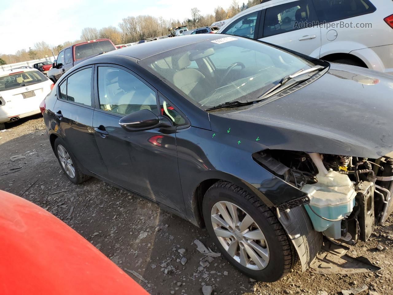 2016 Kia Forte Lx Black vin: KNAFX4A67G5476143