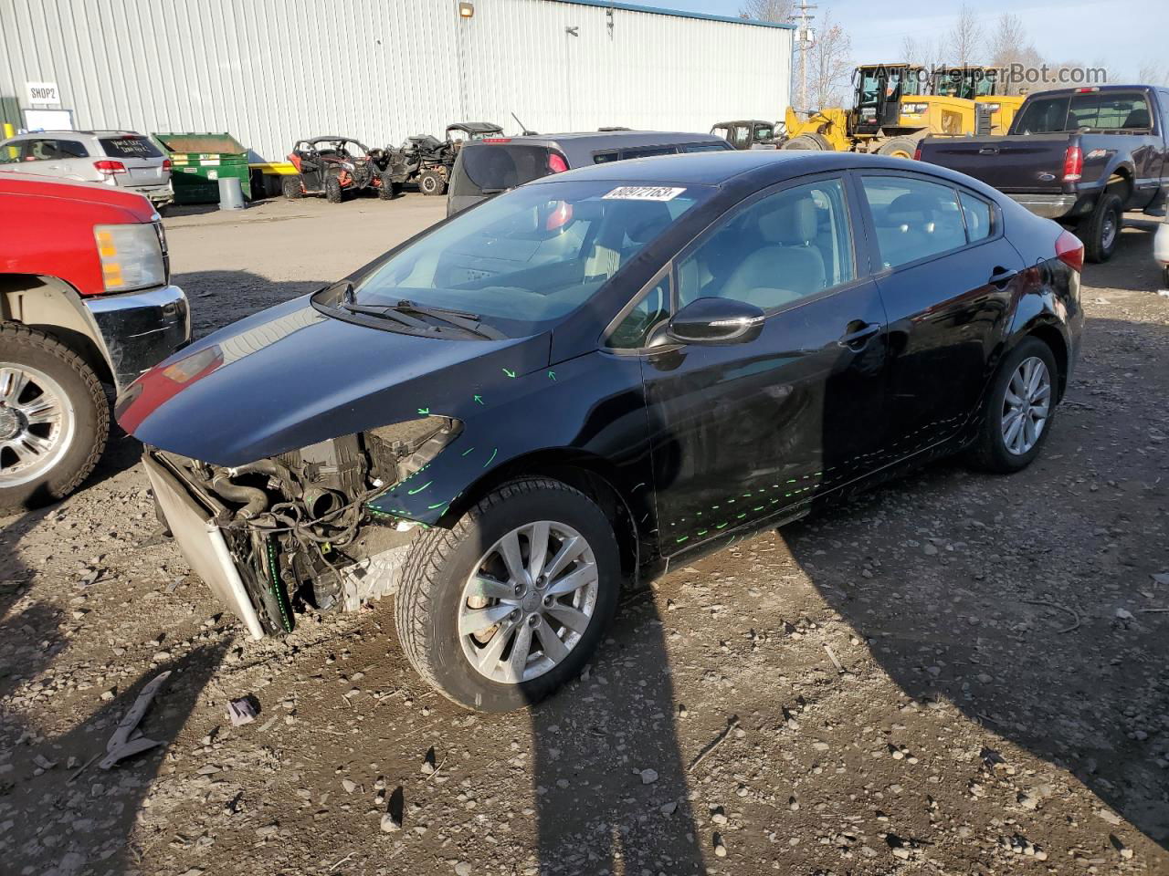 2016 Kia Forte Lx Black vin: KNAFX4A67G5476143