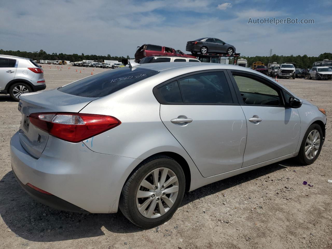 2016 Kia Forte Lx Silver vin: KNAFX4A67G5488521