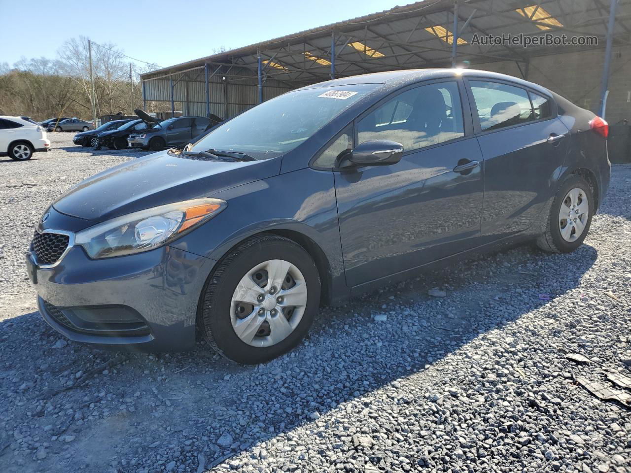 2016 Kia Forte Lx Gray vin: KNAFX4A67G5497784