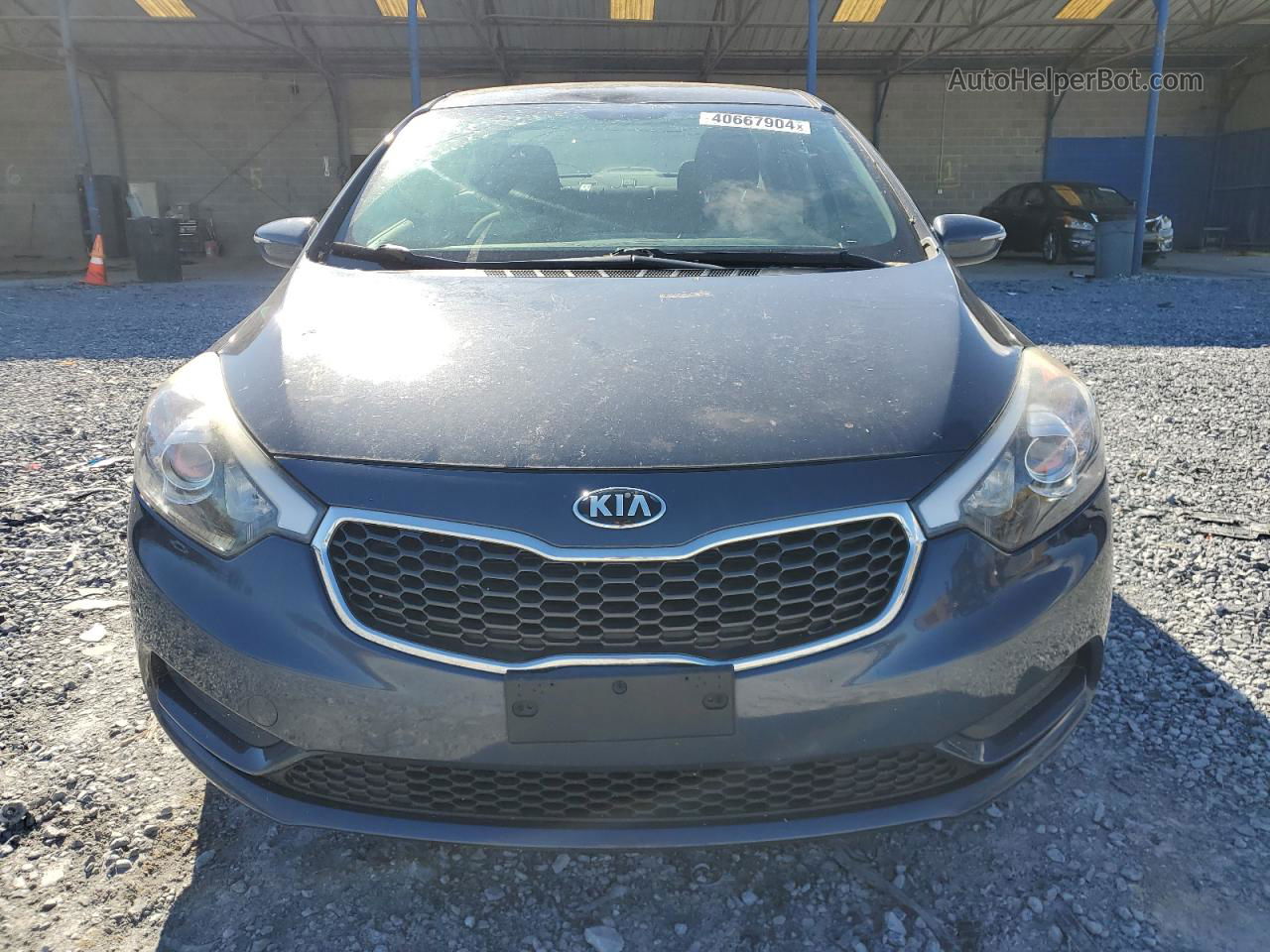 2016 Kia Forte Lx Серый vin: KNAFX4A67G5497784