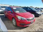 2016 Kia Forte Lx Red vin: KNAFX4A67G5502076