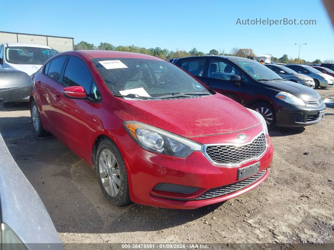 2016 Kia Forte Lx Красный vin: KNAFX4A67G5502076