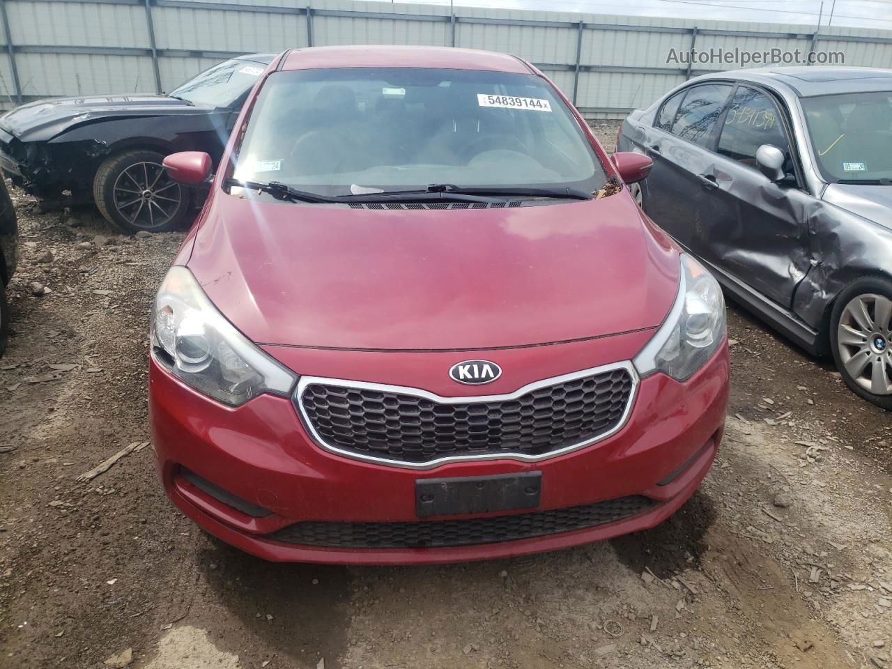 2016 Kia Forte Lx Красный vin: KNAFX4A67G5502448