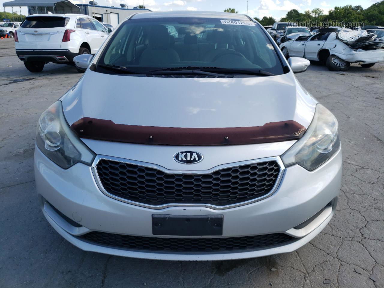 2016 Kia Forte Lx Серебряный vin: KNAFX4A67G5502787