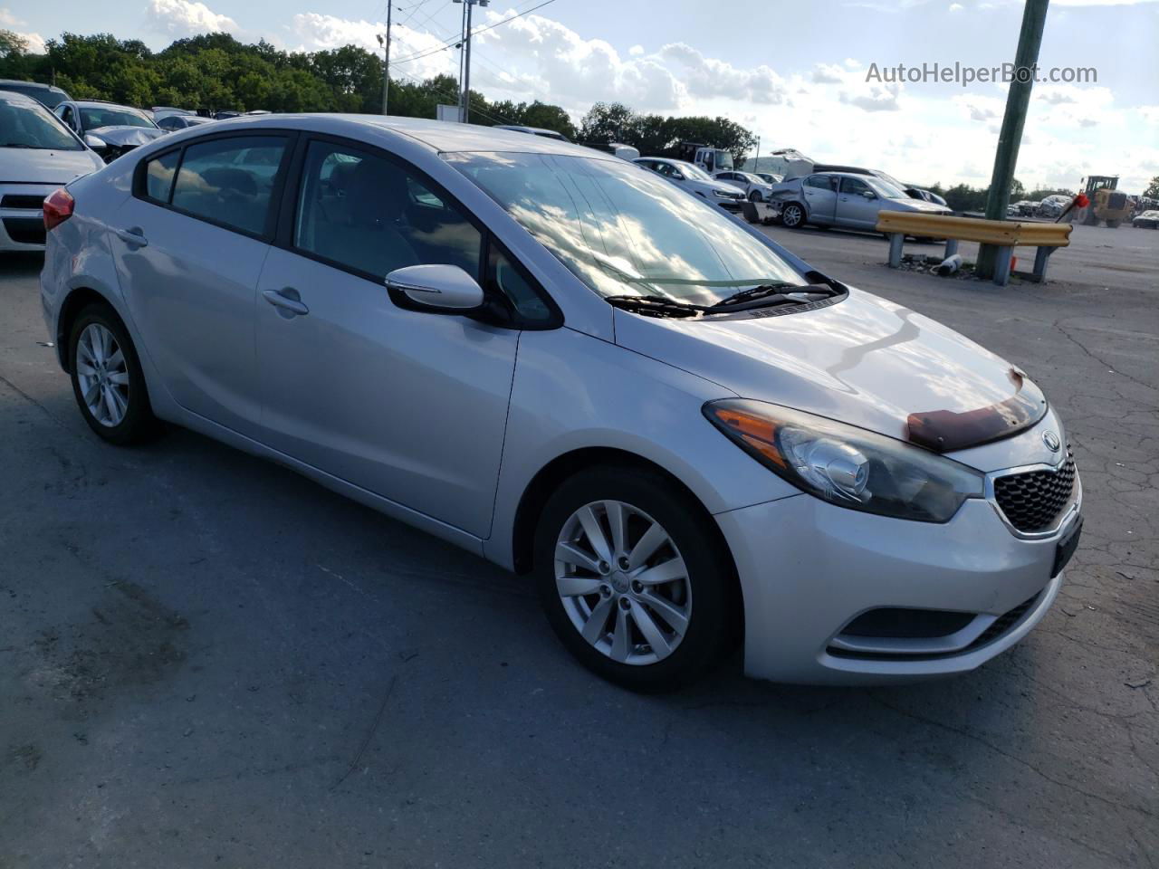 2016 Kia Forte Lx Silver vin: KNAFX4A67G5502787