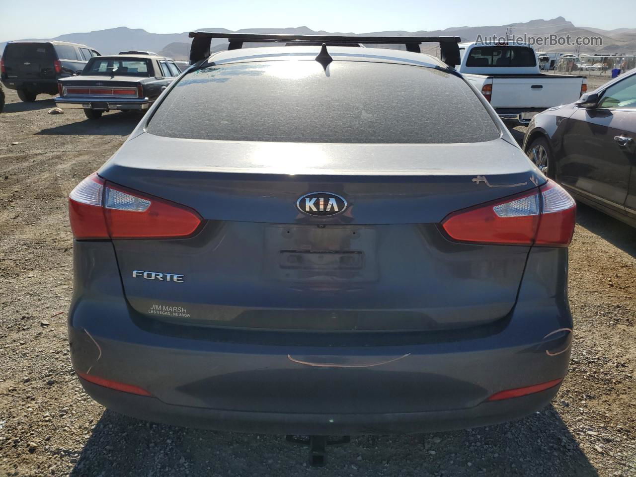 2016 Kia Forte Lx Gray vin: KNAFX4A67G5512803