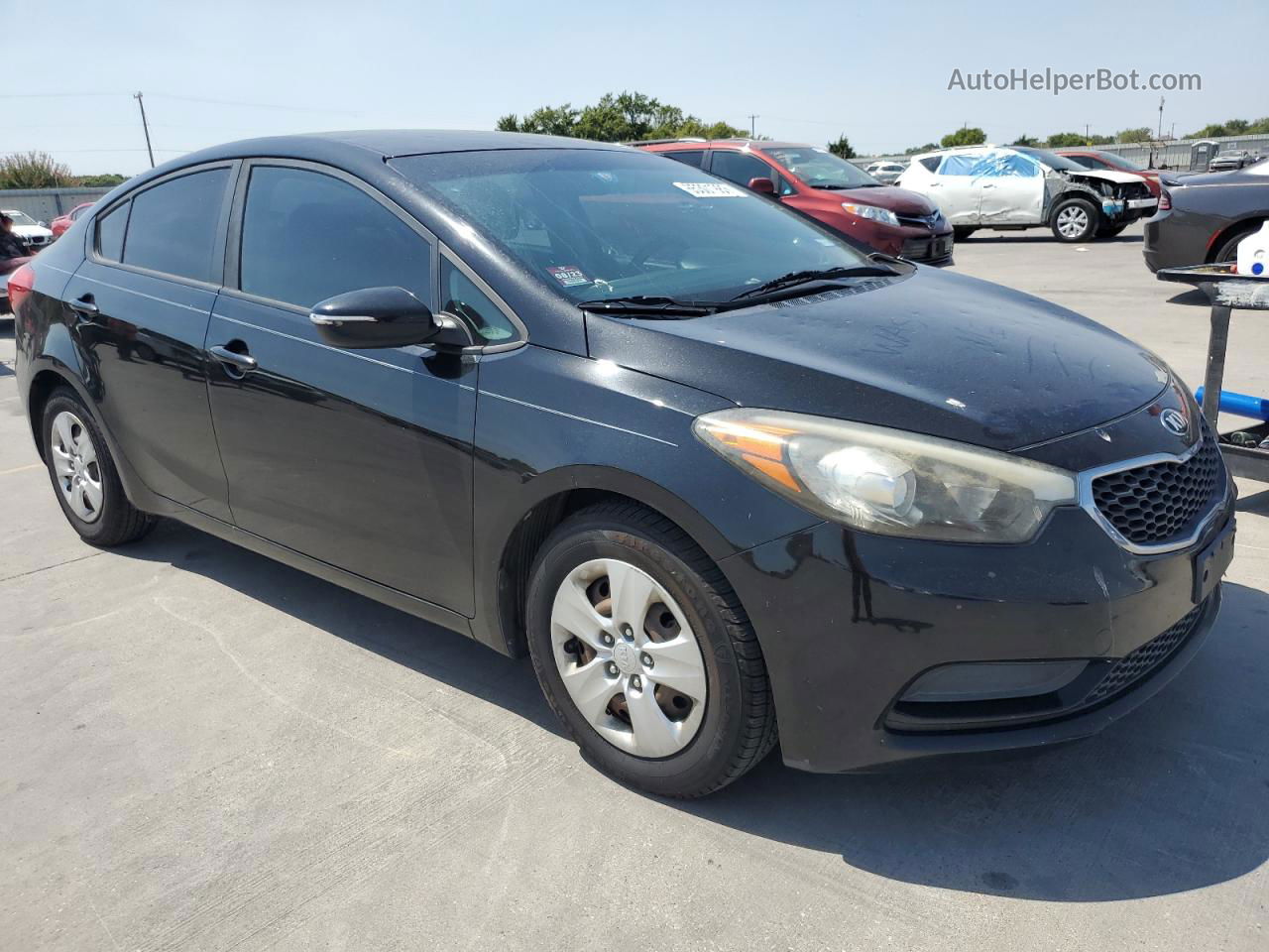 2016 Kia Forte Lx Черный vin: KNAFX4A67G5592720