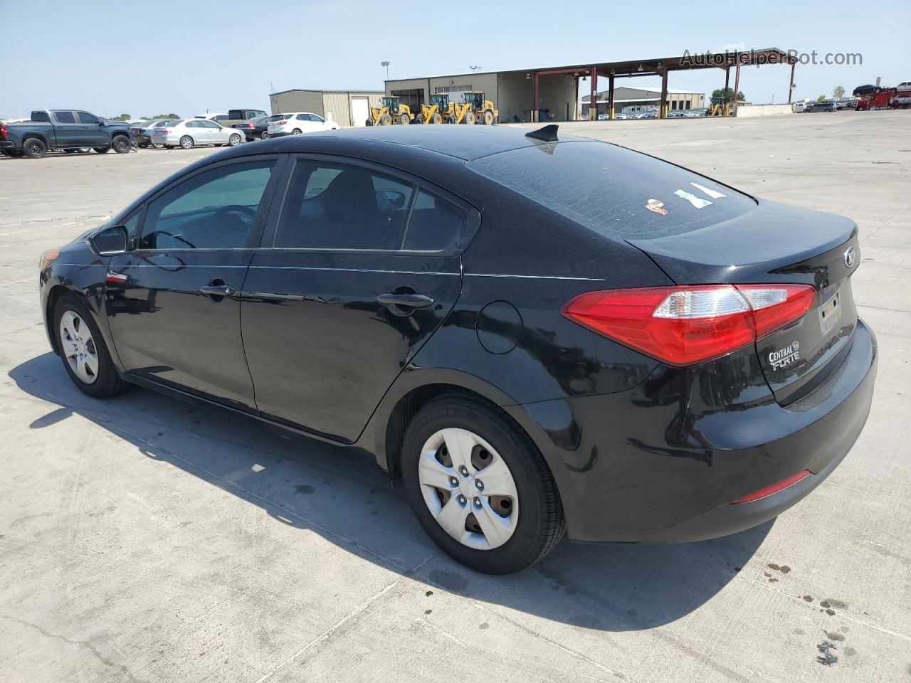 2016 Kia Forte Lx Черный vin: KNAFX4A67G5592720