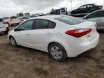 2016 Kia Forte Lx White vin: KNAFX4A68G5497972