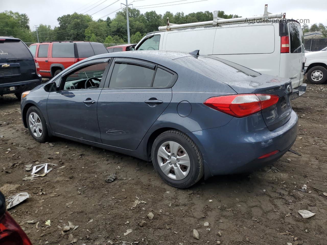 2016 Kia Forte Lx Серый vin: KNAFX4A68G5521218