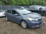 2016 Kia Forte Lx Серый vin: KNAFX4A68G5521218