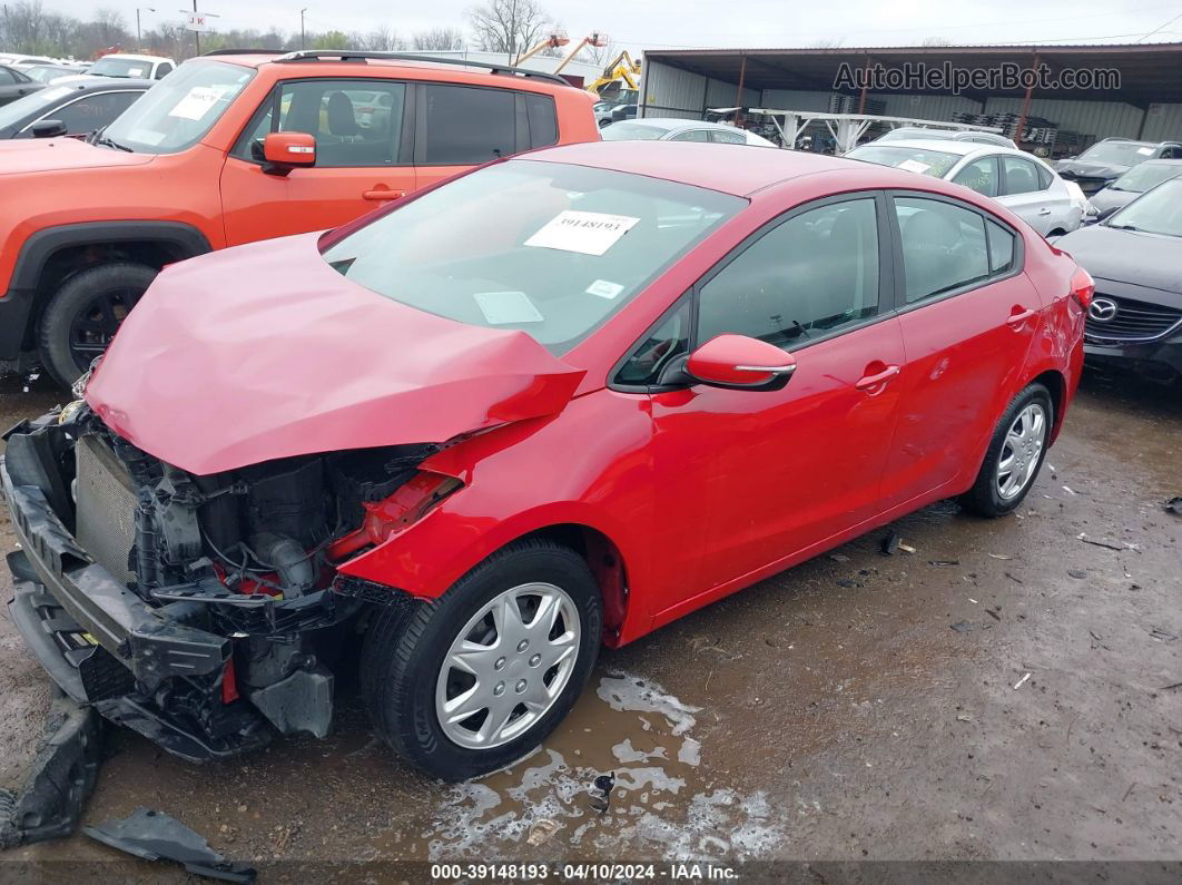 2016 Kia Forte Lx Красный vin: KNAFX4A68G5532817