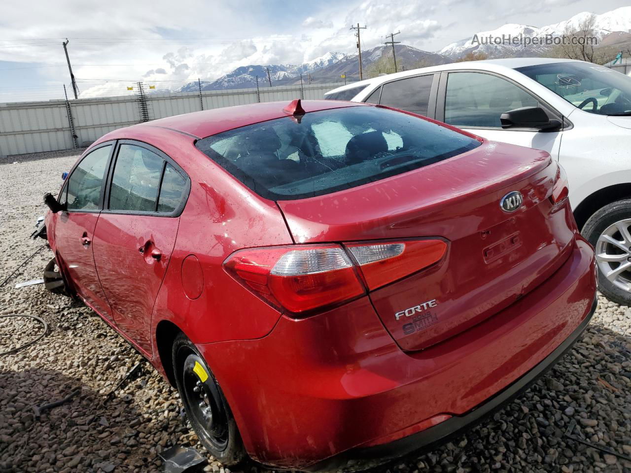 2016 Kia Forte Lx Red vin: KNAFX4A68G5550914